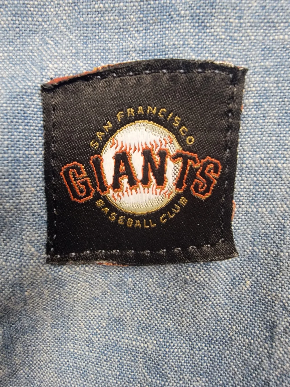 Levi's Light Blue Chambray MLB San Francisco Giants